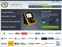 Tablet Screenshot of adastrahire.co.uk